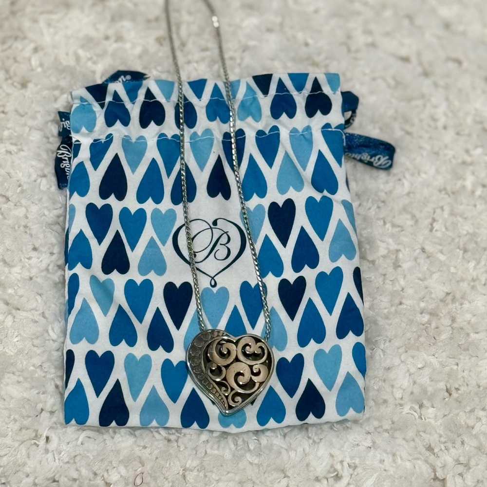 Silver Heart Pendant Necklace